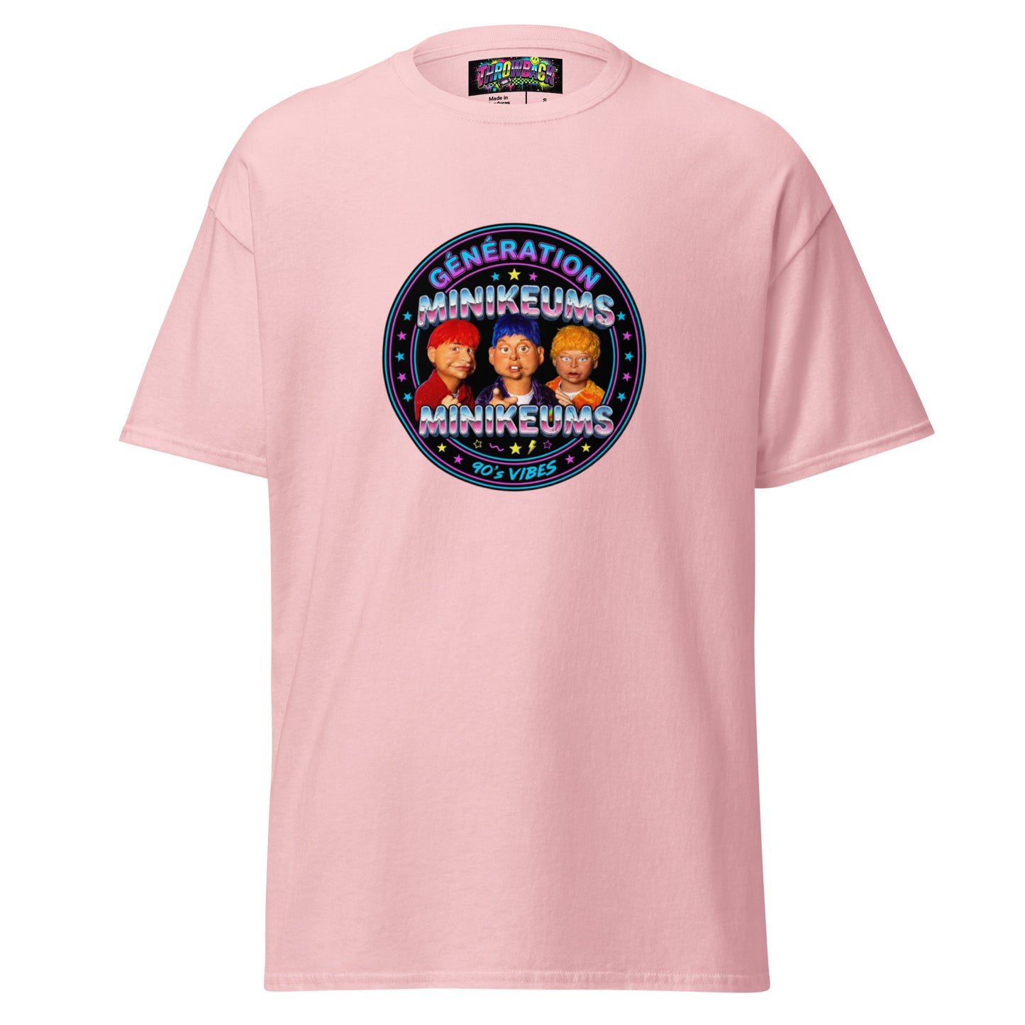 t-shirt génération minikeums 90s vibes nostalgie télévision unisexe taille l — Throwback
