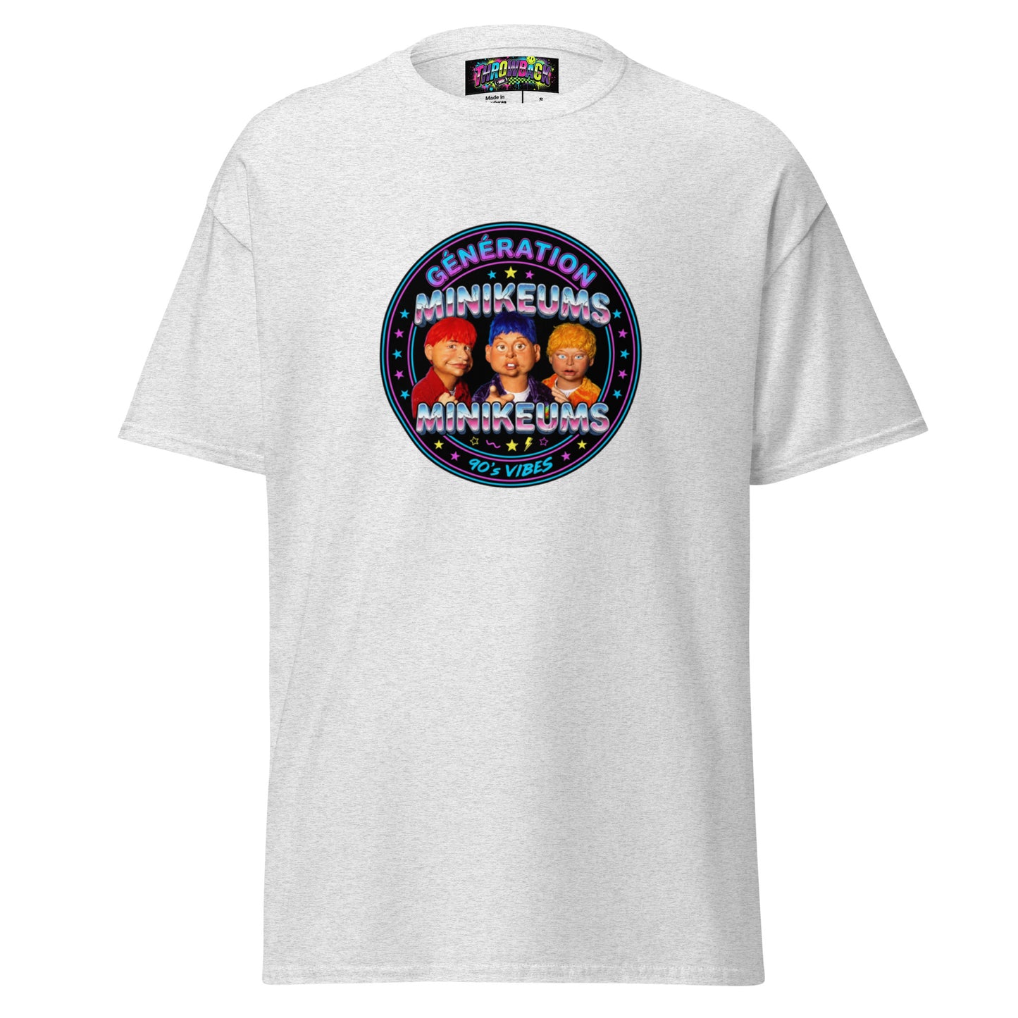t-shirt blanc minikeums dessin animé années 90 france 3 génération — Throwback