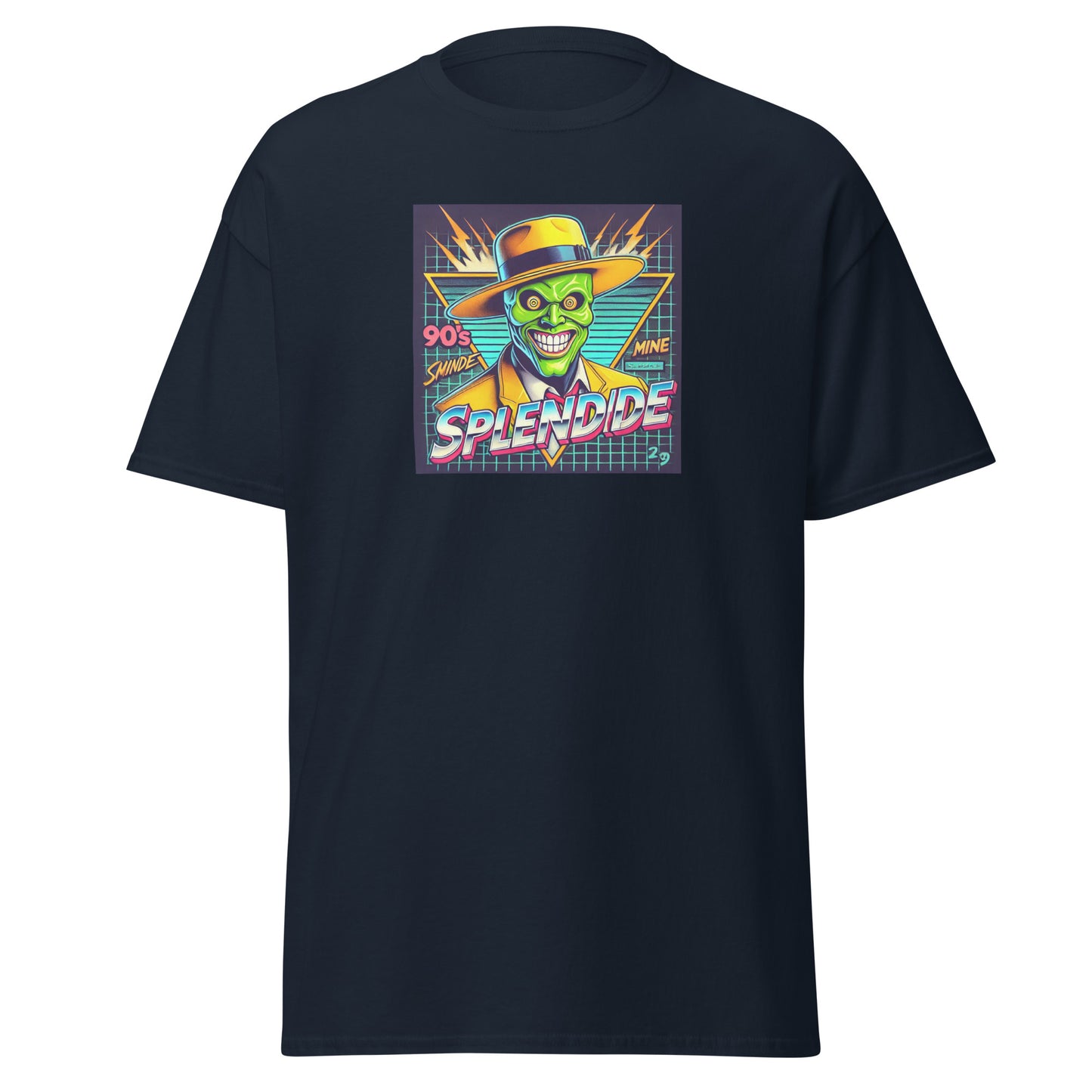 t-shirt bleu trickster vintage années 90 graphic tee unisexe taille m l — Throwback