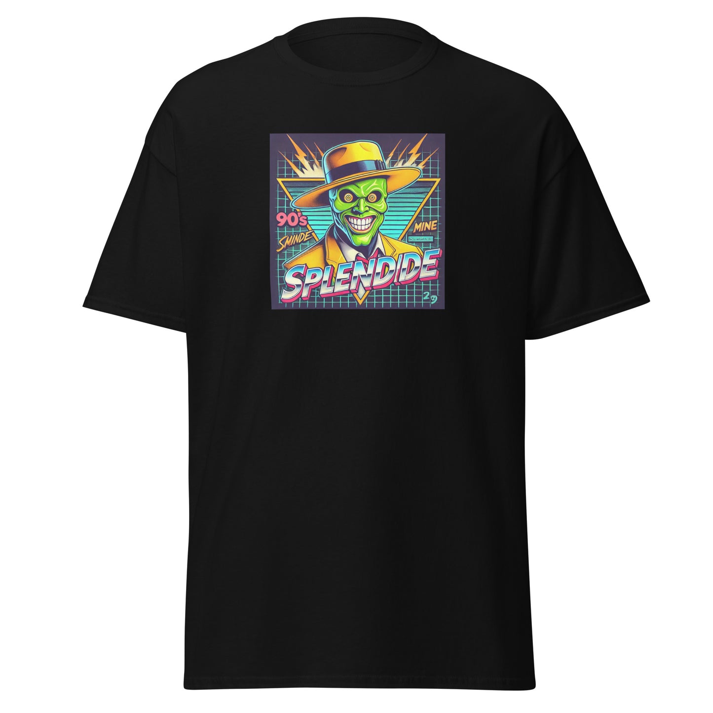 t-shirt noir trickster graphic tee streetwear années 90 homme femme — Throwback