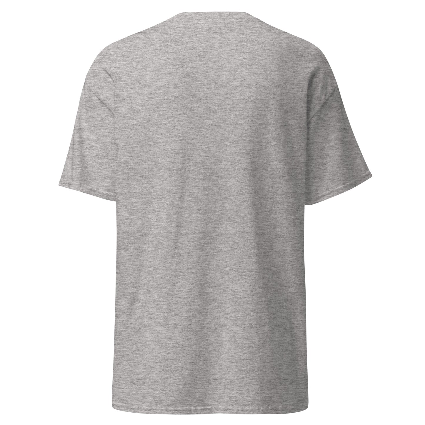 t-shirt gris sport press start gaming rétro 90s vue dos — Throwback