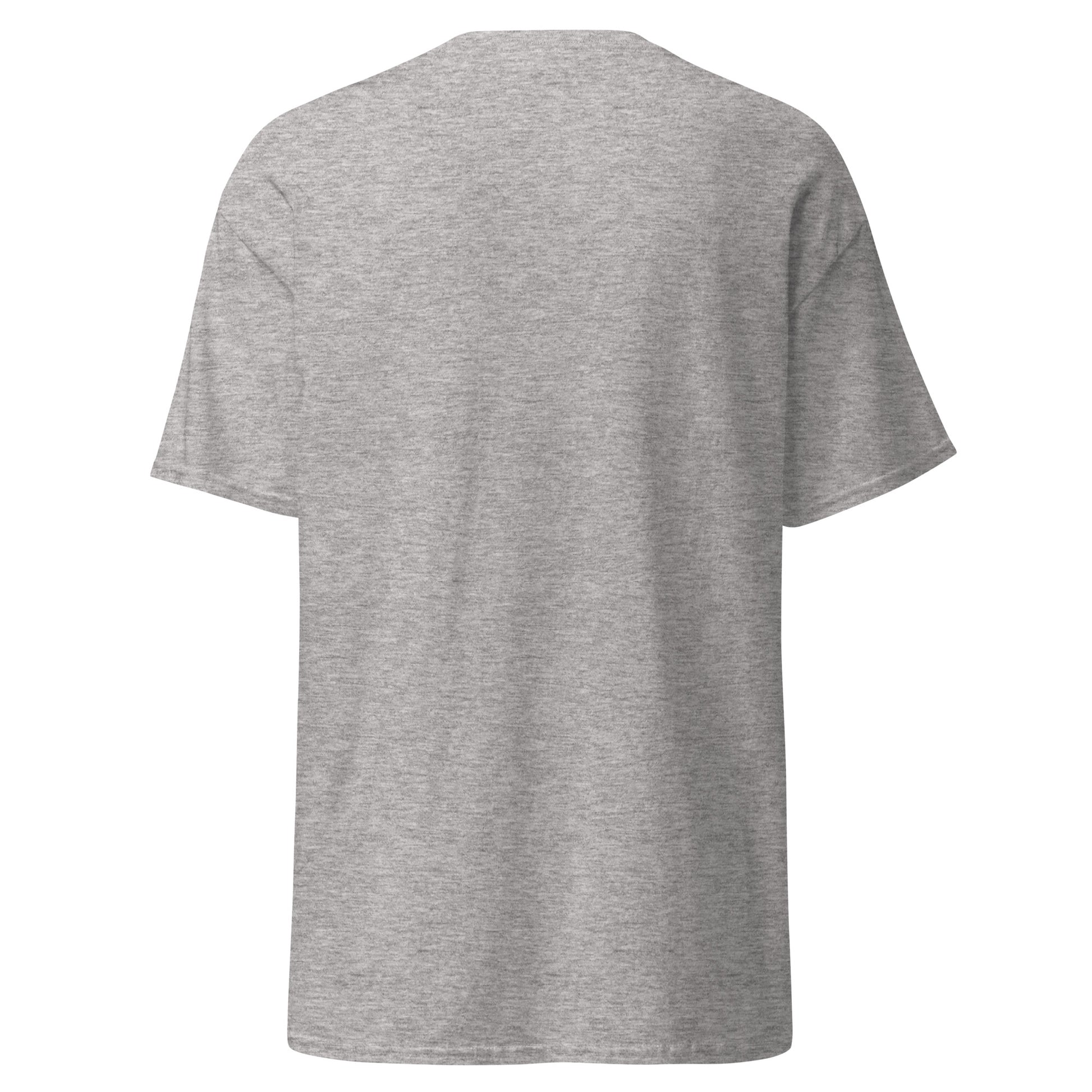 t-shirt gris sport press start gaming rétro 90s vue dos — Throwback