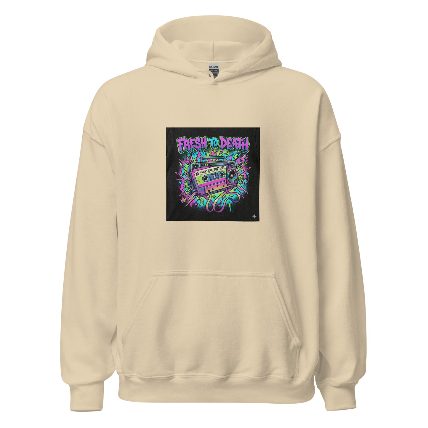 hoodie sable fresh to death oversize streetwear 90s made to order — Throwback